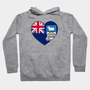 Heart - Falkland Islands _104 Hoodie